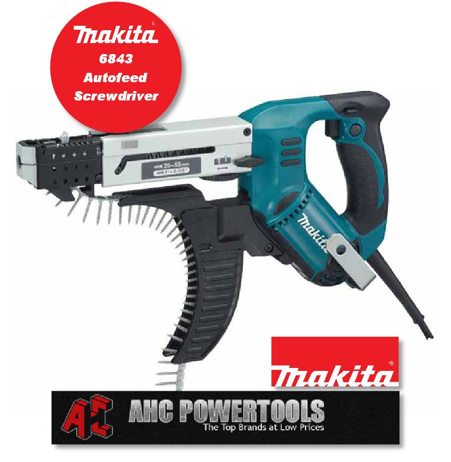 Makita 6843 Auto Feed Collated Screwdriver 110V