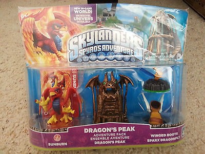   DRAGONS PEAK ADVENTURE PACK SUNBURN WINGED BOOTS SPARX DRAGONFLY