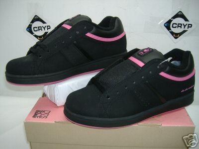 Womens 11 DVSBerra 3Black Pink Leather Skate Shoes