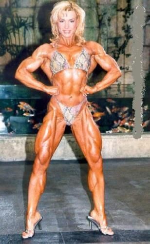 Bodybuilding DVD   WOMEN POSING & FLEXING Female Bodybuilder Valentina 