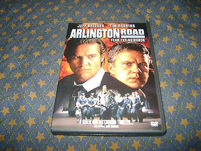 Arlington Road (DVD, 1999, Closed Caption) COMPLETE Adult Owned Movie 