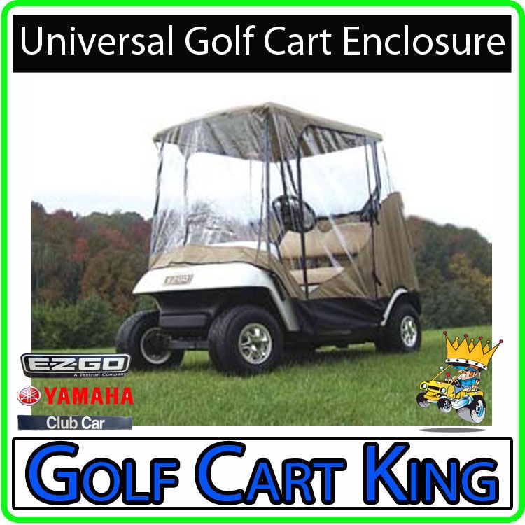 EZGO   Club Car   Yamaha Golf Cart Enclosure   (2 Pass)