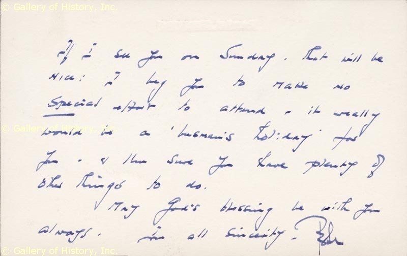 PETER CUSHING   AUTOGRAPH LETTER SIGNED 03/24/1973