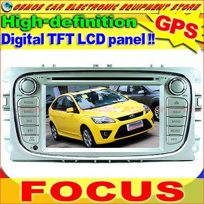   Focus Car DVD Player GPS Navigation In dash Stereo Radio System BT TV