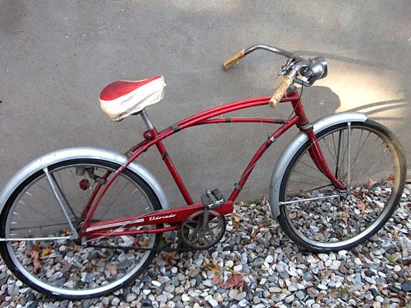 VINTAGE HUFFY ELDORADO 1960s BICYCLE / ALL ORIGINAL Silver Rocket Not 