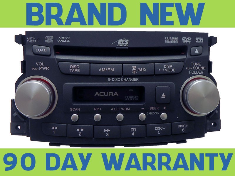   Acura TL Radio XM Satellite DVD  Player AUX 6 Disc CD Changer 1TB6