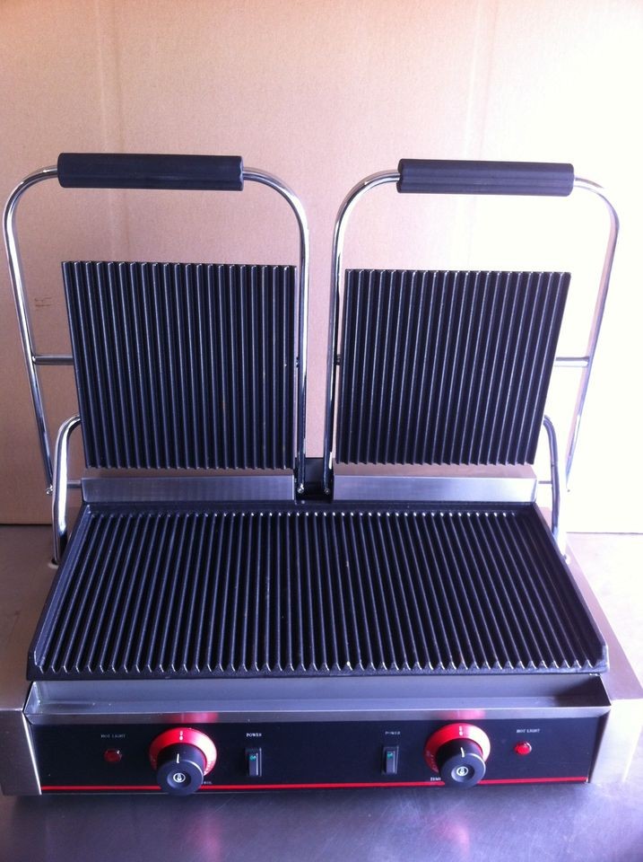   Grill, Twin, Panini Machine, Commercial, Electric, Pannini Maker