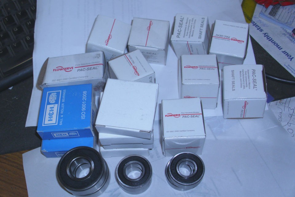   kit MOTORS POOL,SPA, IRRIGATION,WELL PUMPS BEARINGS,SHAFT SEALS GO