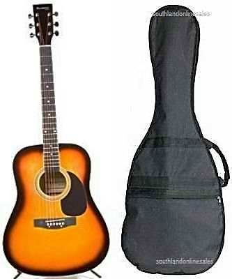   HUNTINGTON ACOUSTIC GUITAR+GIG BAG+STRAP +4FREE LESSON EBOOKS