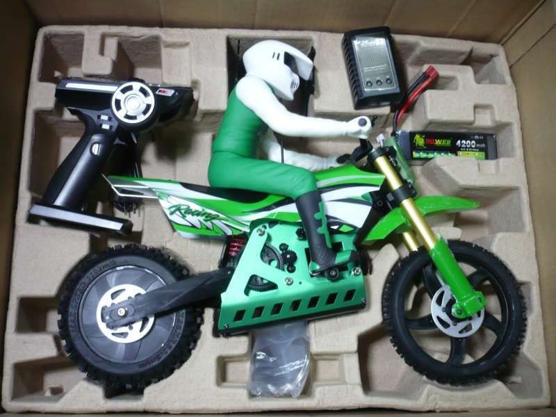   RTR Super Rider SR4 1/4 Scale RC Electric Dirt Bike w/ Brushless lipo