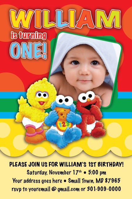 elmo invitations in Invitations & Announcements