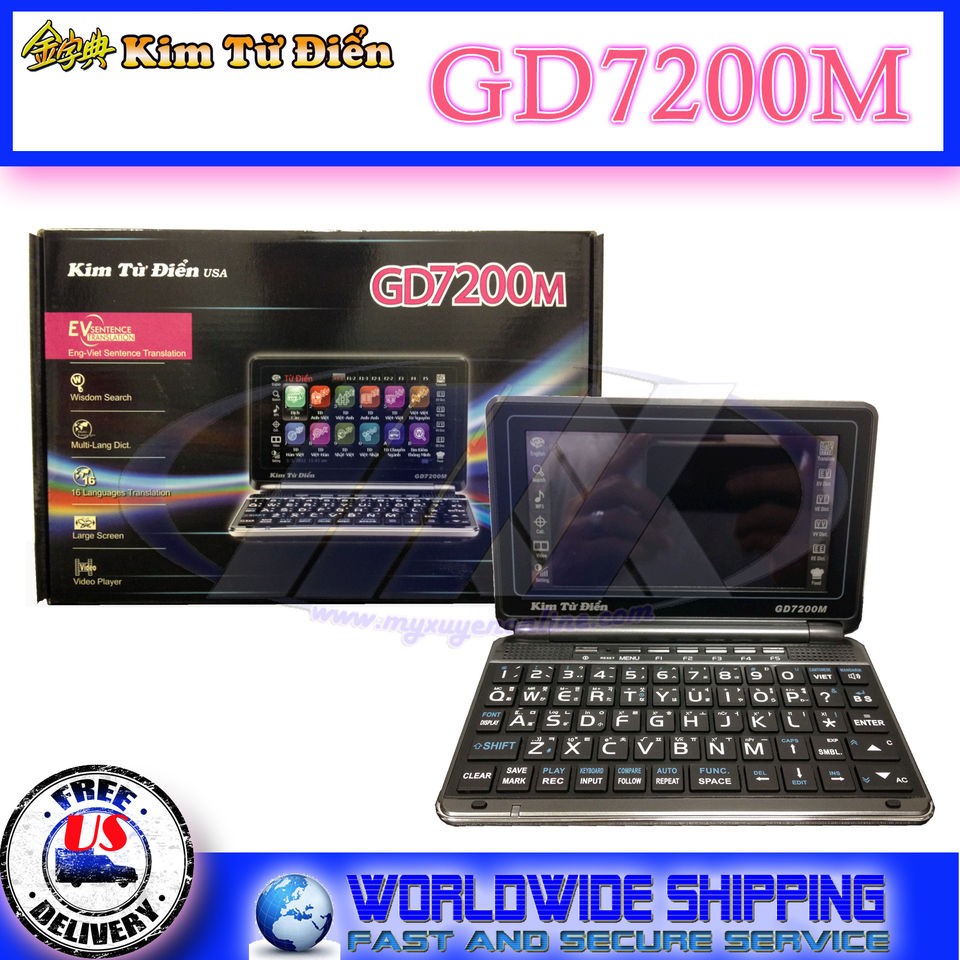 Kim Tu Dien GD7200M English Vietnamese   Dictionary   Organizer 