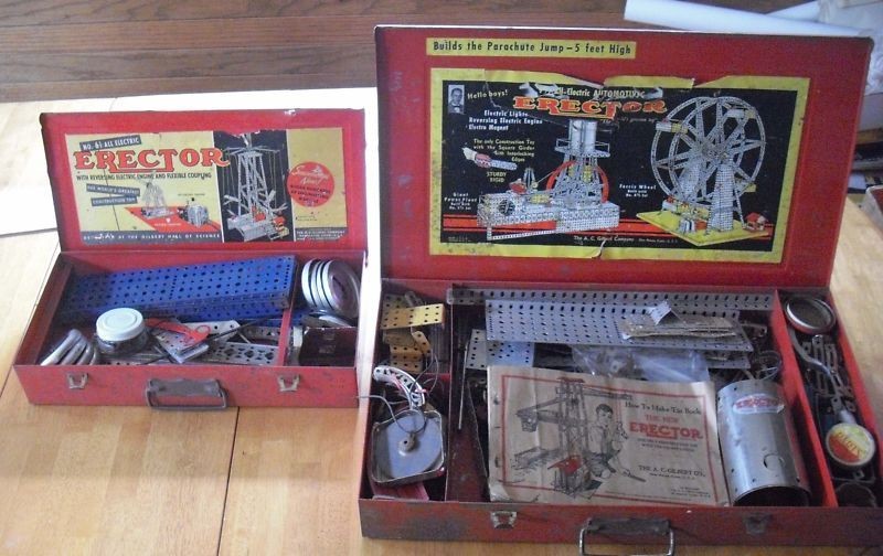 erector set 8 1 2 in Pre 1980