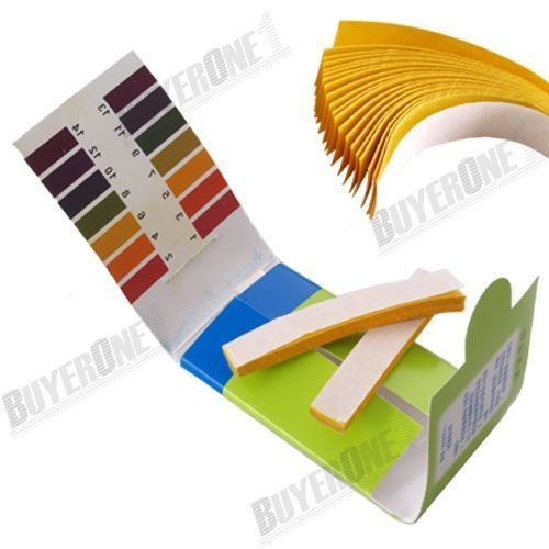 Pack Full Range pH Test Paper 80 Strips Indicator new