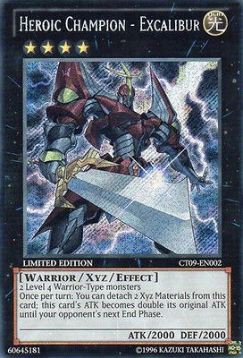 Heroic Champion   Excalibur   CT09 EN002   Secret Rare   Limited 