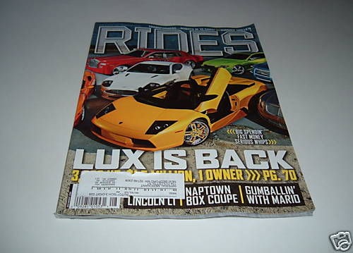 RIDES LINCOLN LT TRANSFORMERS NFL THOMAS JONES FERRARI