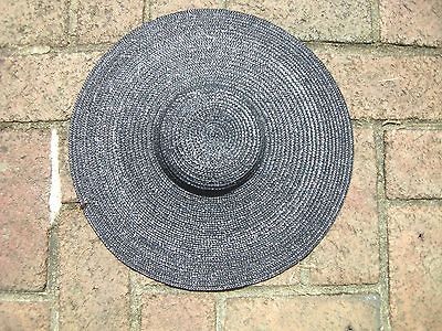 REENACTOR 18 19TH C COLONIAL FRENCH CIVIL WAR STRAW HAT BLANK BERGERE 