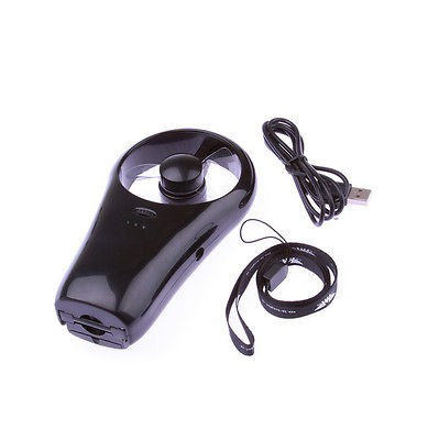 Hand held Mini Super Mute USB/Battery Operated Cooling Fan Black