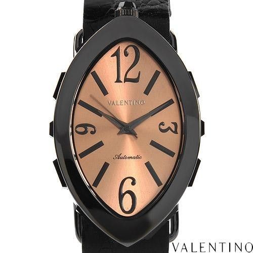 VALENTINO GARAVANI STAINLESS STEEL CASE CRYSTALS LEATHER LADIES 