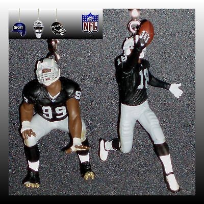 NFL OAKLAND RAIDERS  2 FIGURES RICE/S​APP/MOSS FAN PULLS