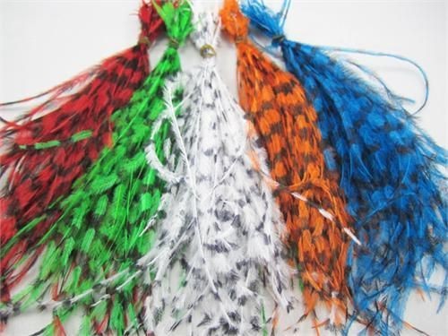 New Fashion mixed Colors Ostrich Feathers hair for extensions 6 8inch 