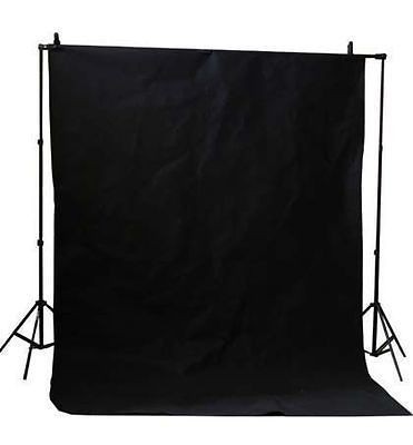 ft Black Muslin Photo Video Backdrop Background