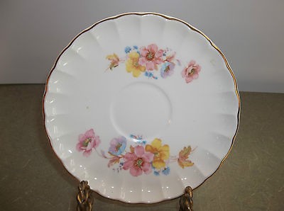 George Bolero Flower Cup Saucers Cottage Shabby Sweet