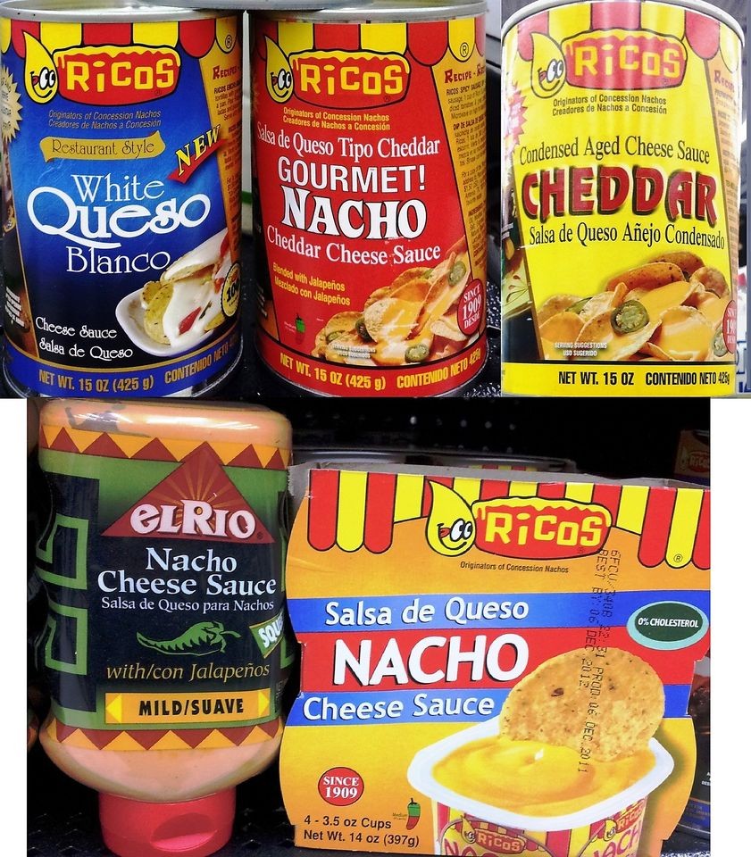 RIOCS EL RIO NACHO CHEESE SAUCE ~ 6 FLAVOR CHOICES RICOS NACHO 