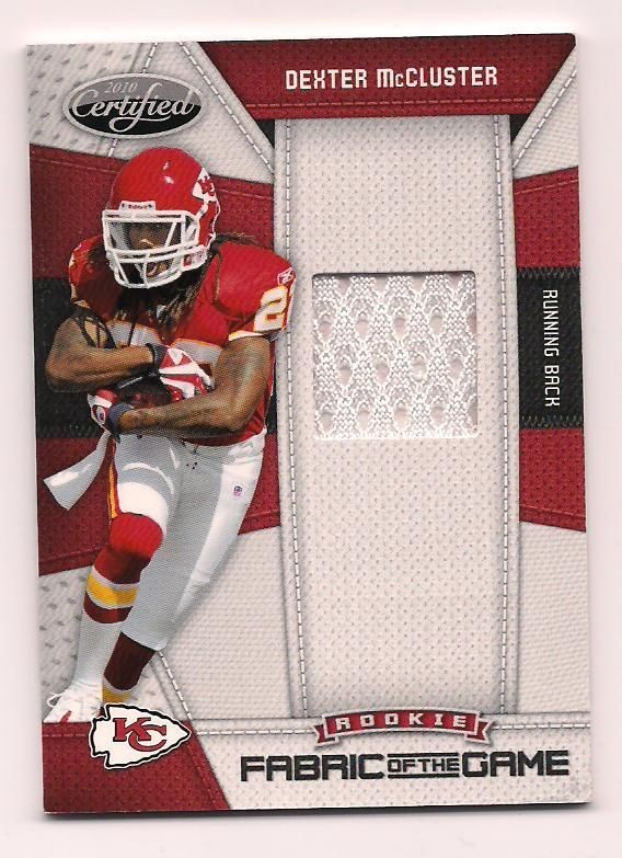 2010 Panini Certified Rookie Jersey Dexter McCluster Kansas City 