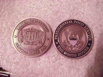    THE WHITE HOUSE ** PRESIDENTIAL FOOD SERVICE ** CHALLENGE COIN