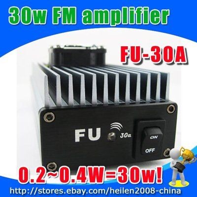   30W FM transmitter amplifier+0.2w FM exciter+1/2 wave GP antenna KIT
