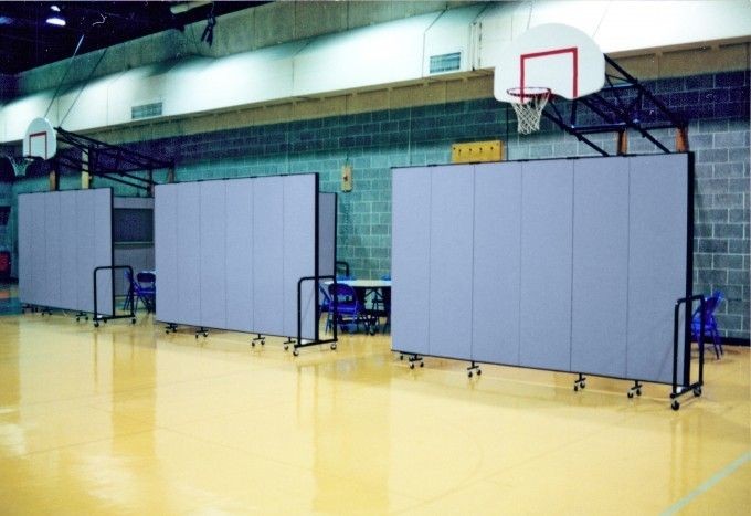 Screenflex Portable Room Dividers, Art Display, Folding, Rolling 