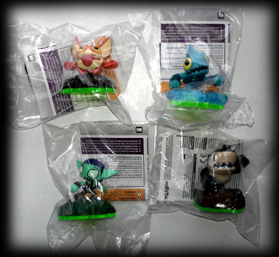 Skylanders Sidekicks from Frito Lay Complete set of 4 NEW and 