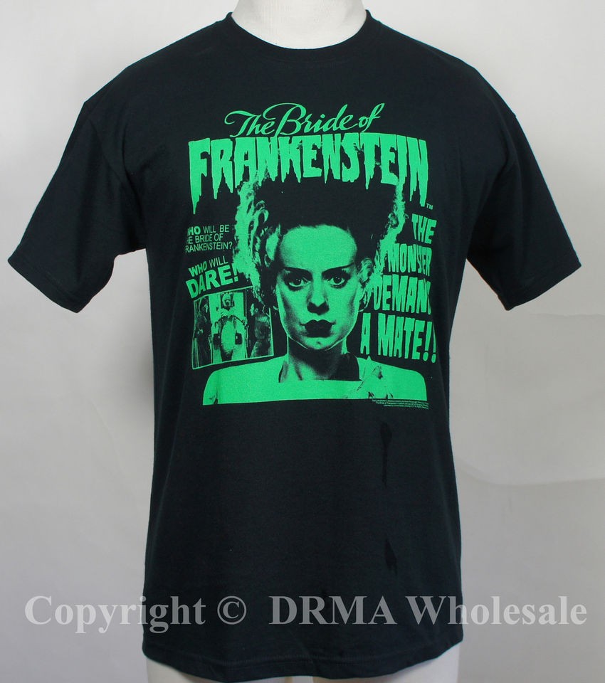 THE BRIDE OF FRANKENSTEIN Monster Demands a Mate T Shirt M L XL XXL 