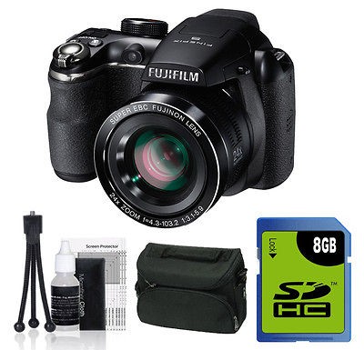 Fujifilm Finepix S4200 Digital Camera 24x Zoom +8GB Kit +USA WARRANTY+ 