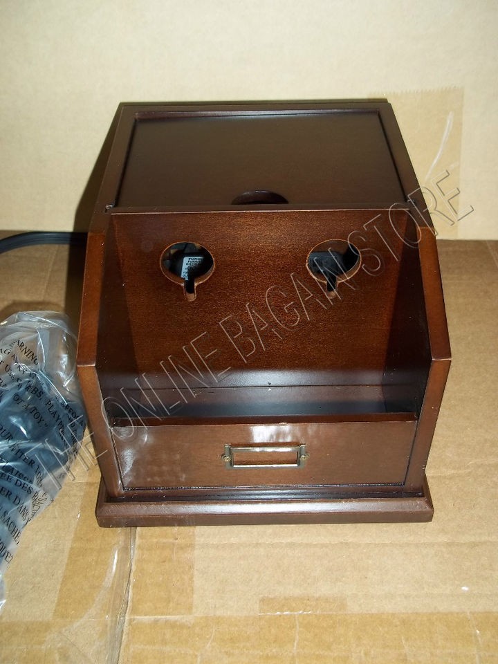 Pottery Barn Bedford small Charge Charging Station Wood table