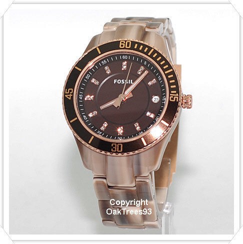 FOSSIL WOEMENS STELLA RESIN WATCH ES3090