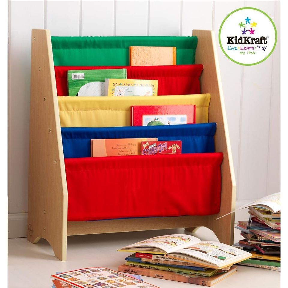   Bookshelf Wooden Kids Child Nursery Furniture Storage Book Shelf