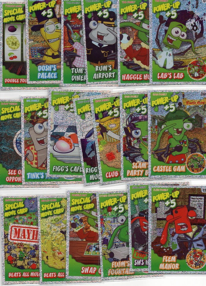 BIN WEEVILS MULCH MAYHEM TRADING CARDS GLITTER FOIL CARDS PICK 