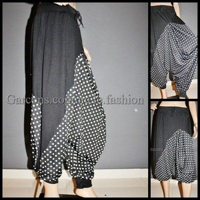 Garcons comme le fashion Gorgeo​us Polka dot hammer style Drape rise 