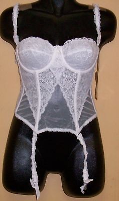 Opera Lace Adjustable Corset with Removable Garter
