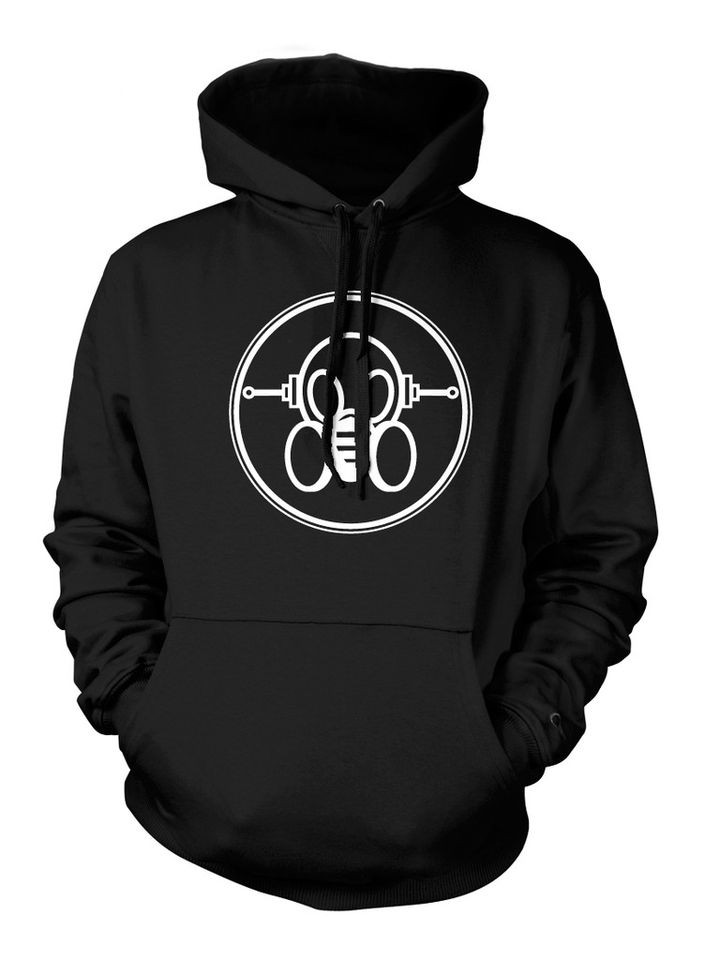 Ghast LOGO Hoodie Gas Mask Rave Raver Cyber Punk Goth