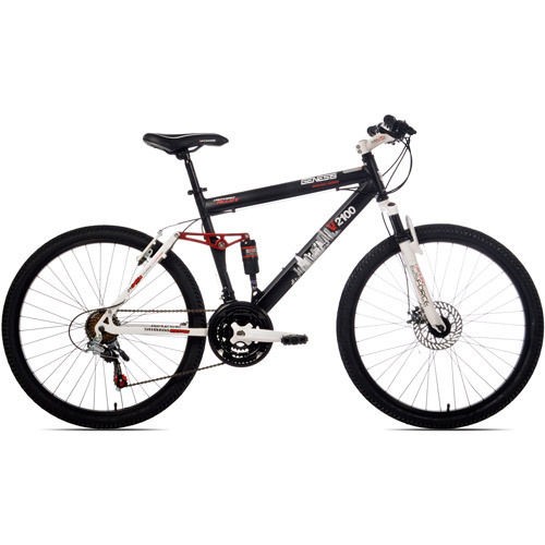 Genesis 26 Mens V2100 Dual Suspension Bicycle Bike Shimano Gearing V 