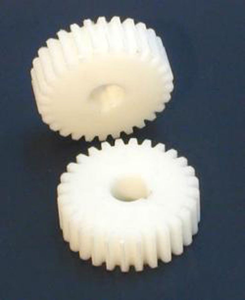 AM3B12 Injection Molded Spur Gear with Hub 3 Mod 12 Teeth