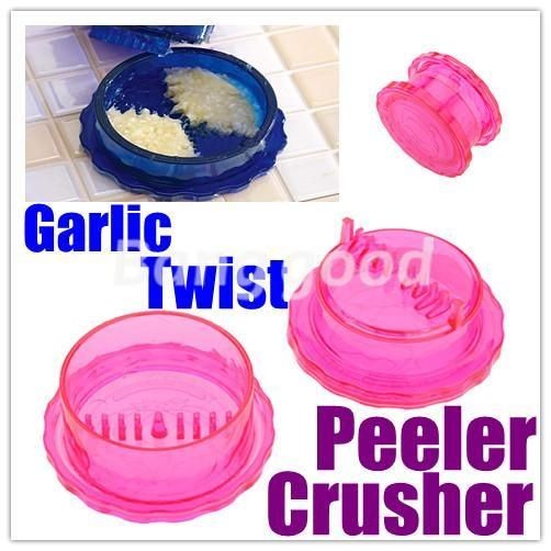 New Kitchen Helper Garlic Ginger Minces Fruit Press Peeler Crusher 