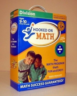 NEW Hooked on Phonics MATH DIVISION Learning GRADES 3 5