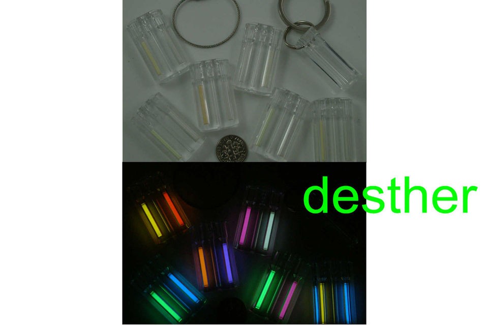 F3a (Non threaded F3) 1.5 inch Tritium Combo Keychain (10 Year), Dual 