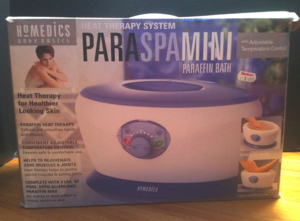 HOMEDICS PARASPA MINI PARAFFIN BATH PAR 100 NEVER USED