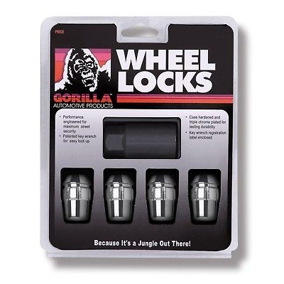 GORILLA LOCKING LUG NUTS CUSTOM WHEEL LOCKS FORD MUSTANG