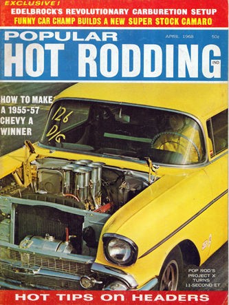   HOT RODDING April FORD 428 Cobra Jet Mustang Torino 302 AMX JAVELIN